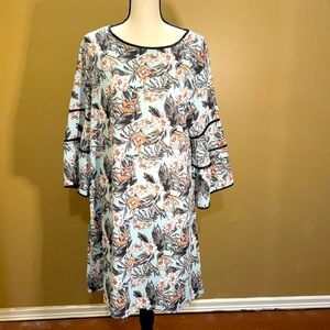 Beautiful floral dress with flutter sleeves